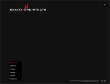 Tablet Screenshot of bayatyarchitects.com
